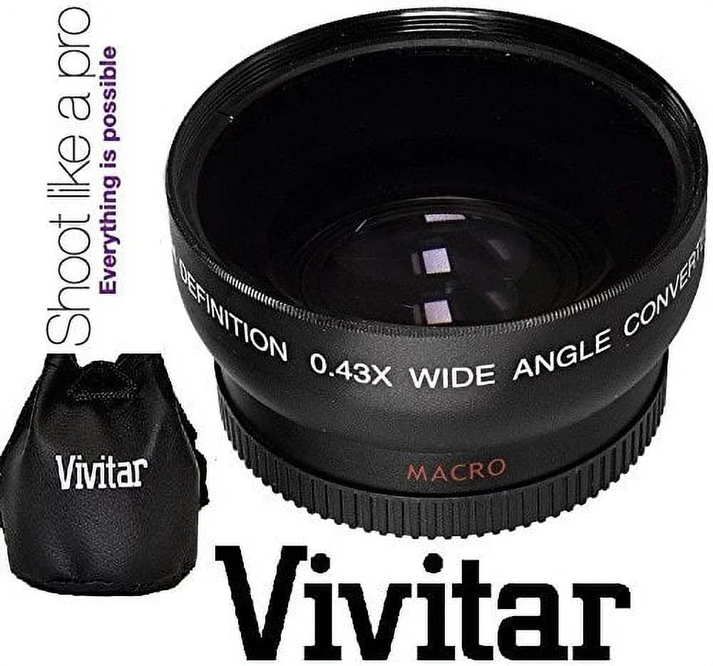 2-Pcs X-A5 Kit Angle Lens Hi (52mm) Wide For FujiFilm Telephoto & Def