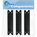 '- Shield Compatible BBQ Plate Steel Burner Bar, 3/4" Tent 810-7440-S Bar, Flavorizer Cover 3-Pack Barbeque Heat Tamer, Porcelain for Replacement Grill Flame 17 Charmglow Vaporizer Parts