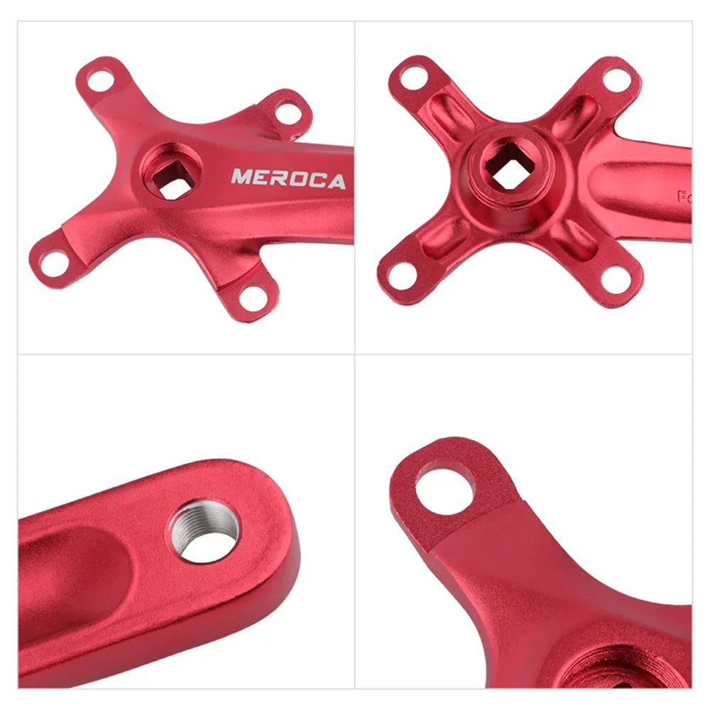 BCD - Aluminum Ideal Mountain 170MM MEROCA Ring 8/9/10/11 Set for Bike for 104 Crank Enthusiasts - Biking Single Alloy Speed Crankset,