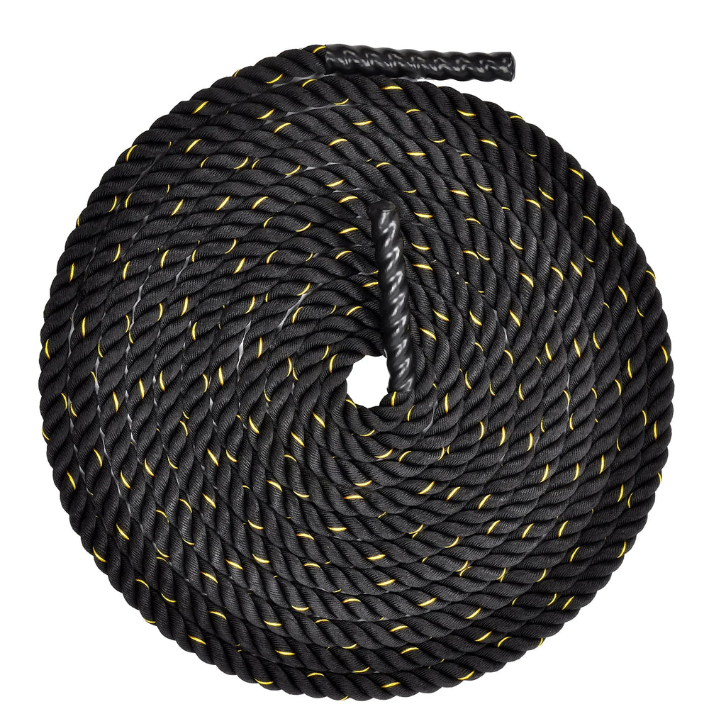 Workout Ropes and Inch Gym 1.5 Battle Poly Home Diameter FT Dacron BalanceFrom Heavy Length, for Rope 50