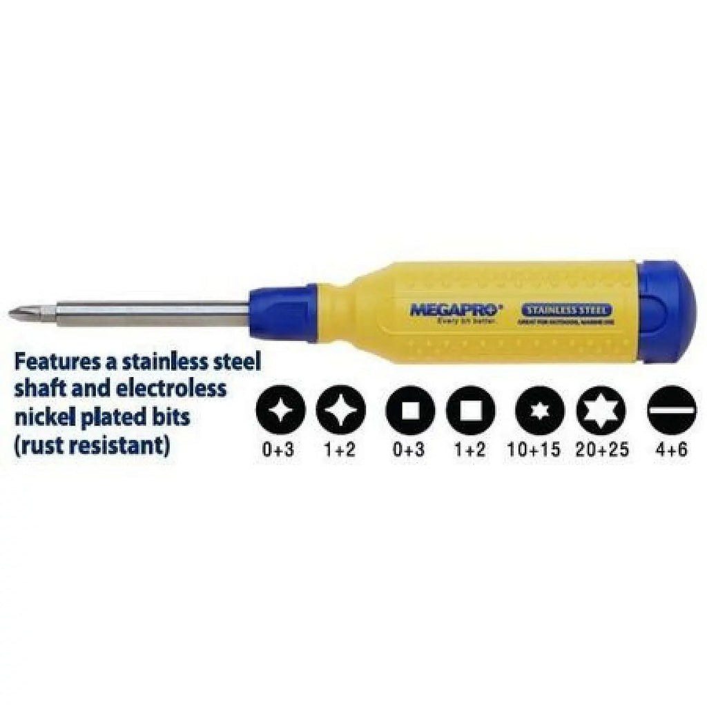 NumBits Megapro 151SS-B Multi-Bit 6 Screwdriver,