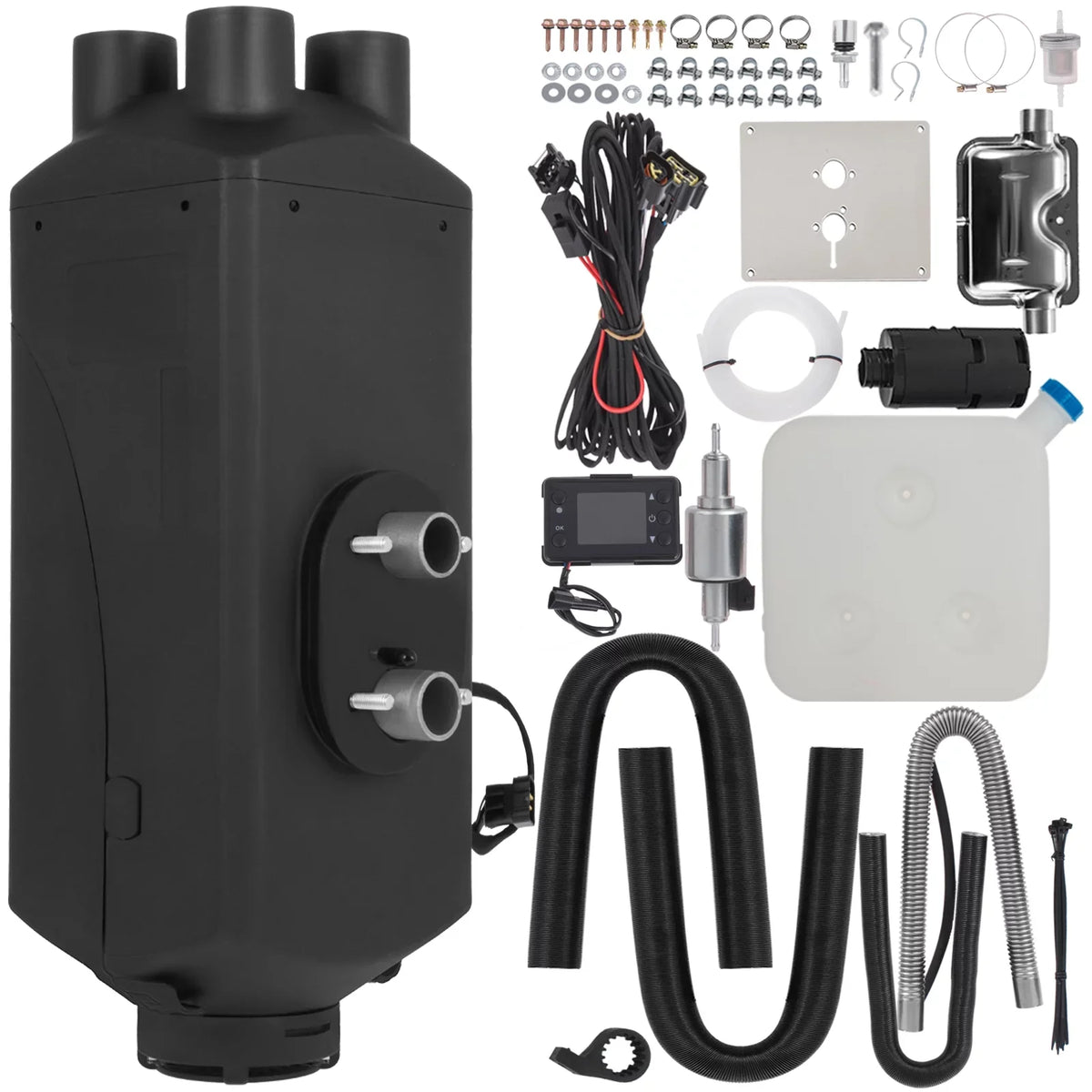Trailer Boat LCD Heater 8KW Thermostat Trucks For Air Car BENTISM 8000W 12V Diesel
