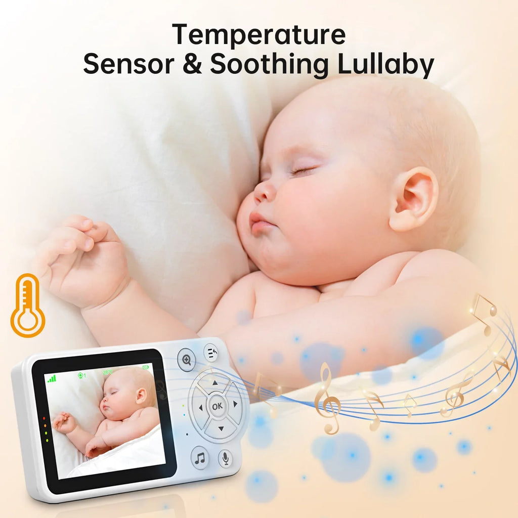 with Monitor, Night Talk, Fixdono Vision, Baby and Monitor Camera Video Baby 480P Audio, 2-Way