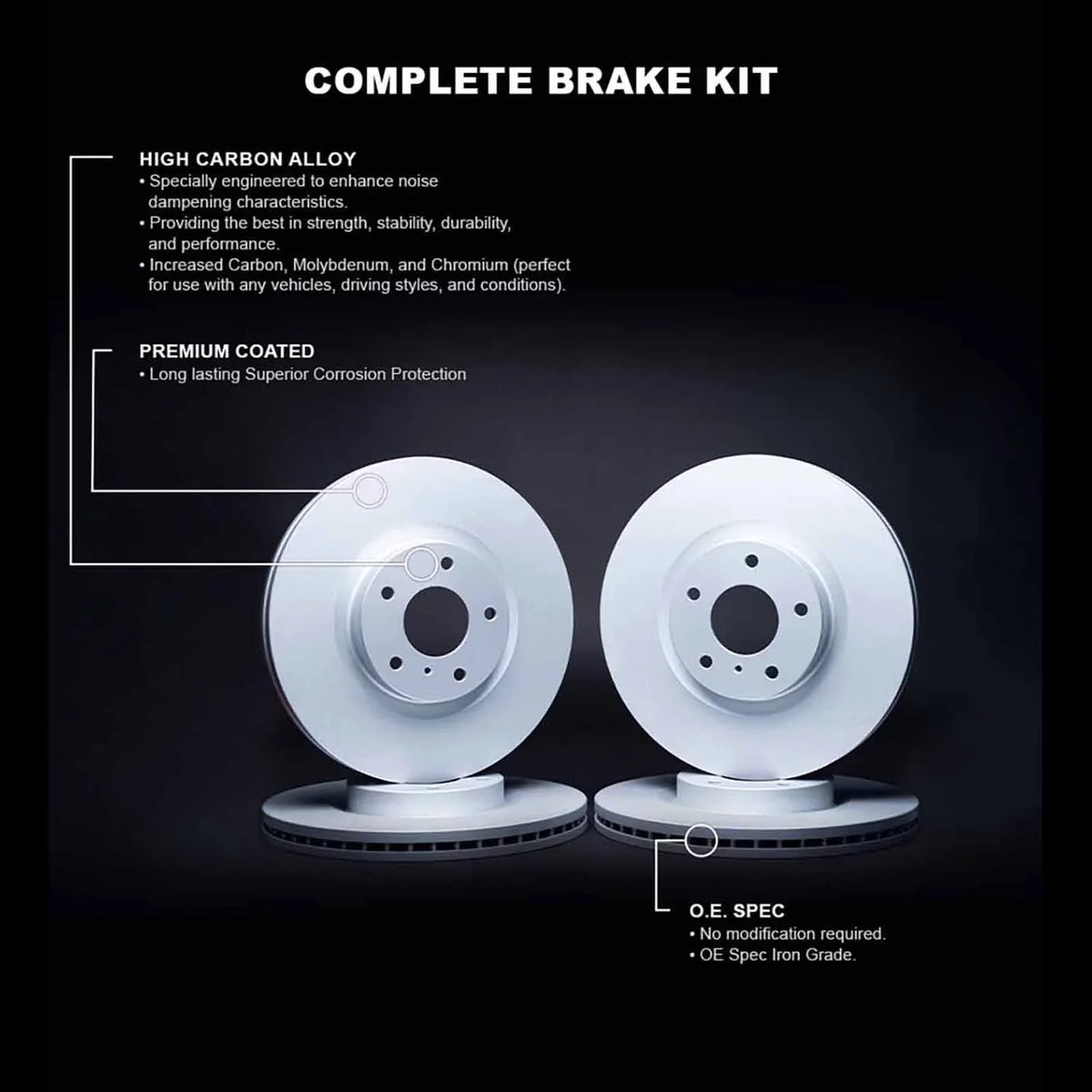 2017-2022 select: Carbon R1 R1 JEEP 2015-2022 COMPASS, Fits RENEGADE Concepts JEEP 42021 Rotor Wdpn2 Brake Concepts Coated