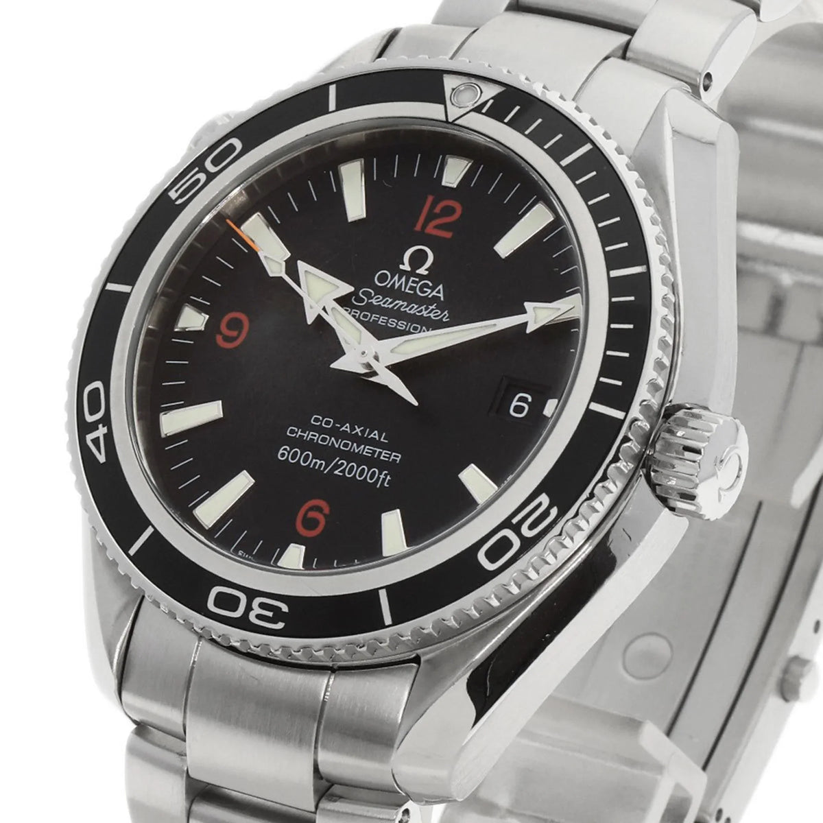 Stainless 2201.51 Men's Co-Axial Ocean Pre-Owned Seamaster Watch Omega (Good) Steel/SS OMEGA Planet