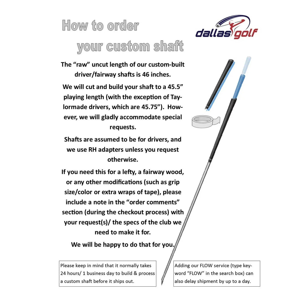 Stiff HZRDUS F7+ Fly-Z+ X + / Black + RDX Grip Smoke Project Cobra Tip Shaft / 60 F6+