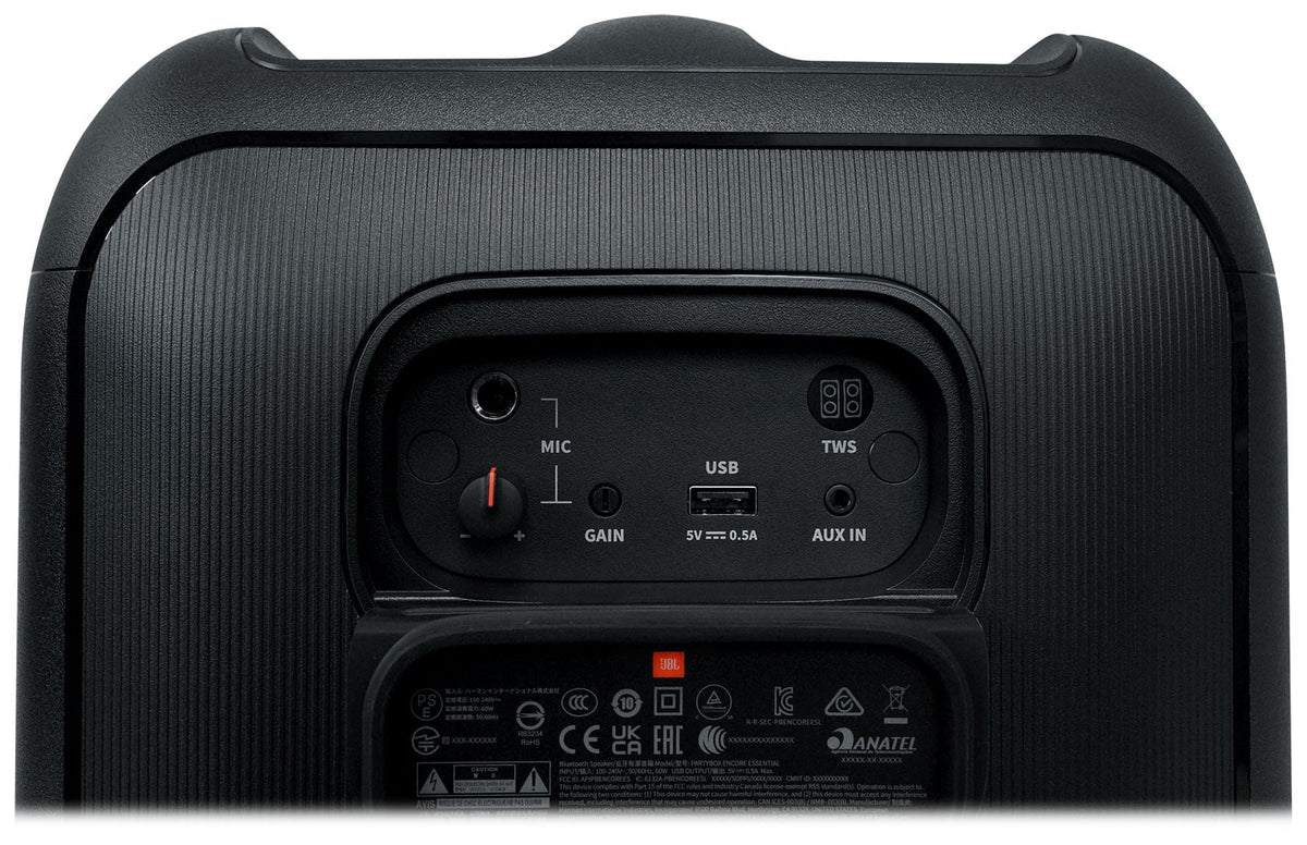 JBL Essential Portable + Encore Compact LED w Speaker Partybox Party Microphone