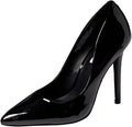 Madden Patent, Stiletto Black (Black Klory Patent Pointed Slip Toe Steve Pumps 8.5) Fashion On Heel