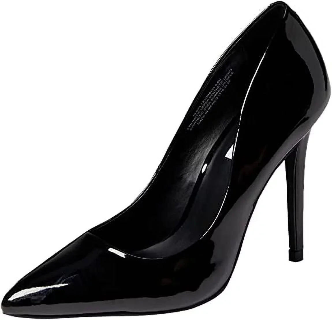 Madden Patent, Stiletto Black (Black Klory Patent Pointed Slip Toe Steve Pumps 8.5) Fashion On Heel