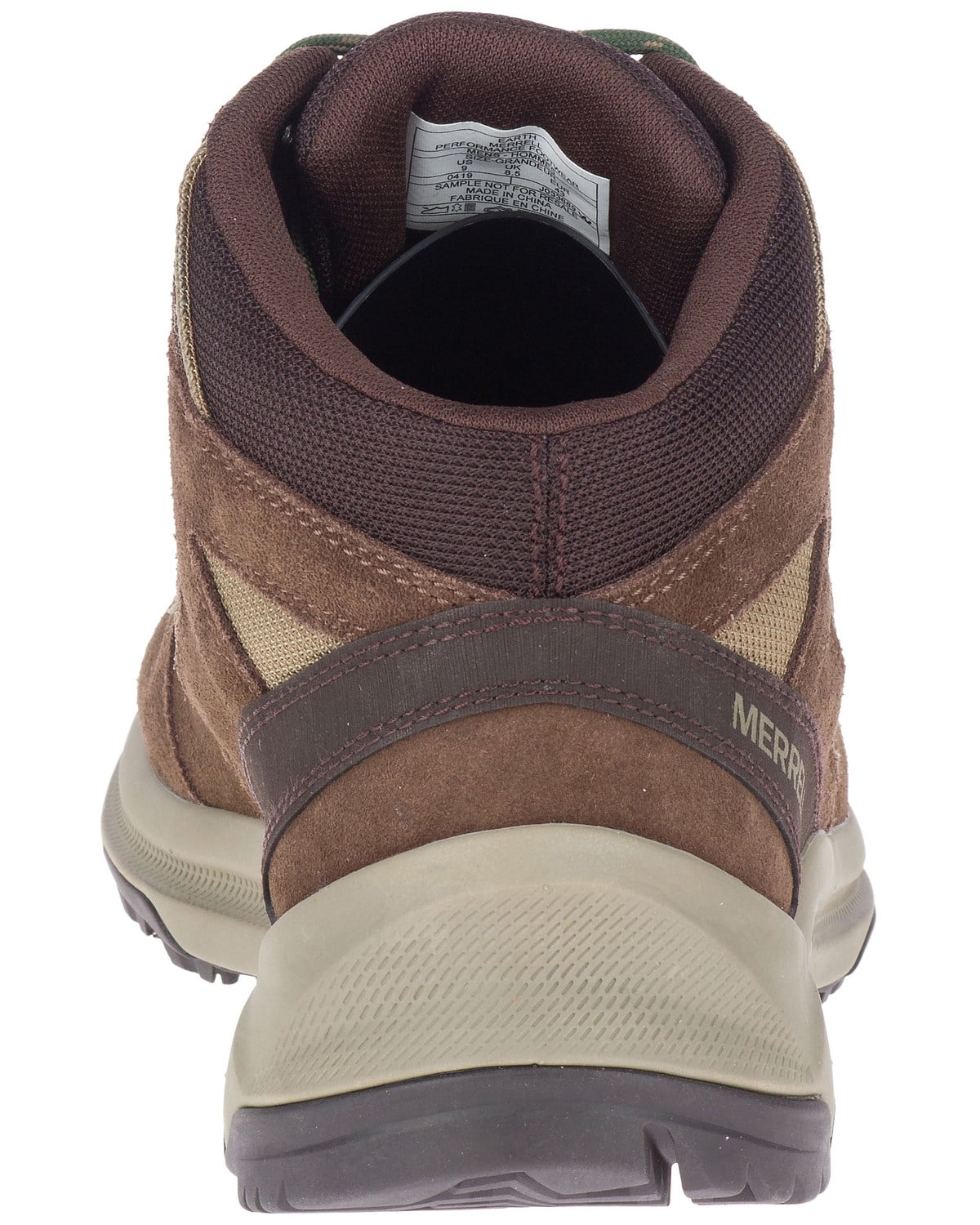 Soft Boot Brown Toe Merrell Hiking US D(M) Men's 13 Waterproof Erie