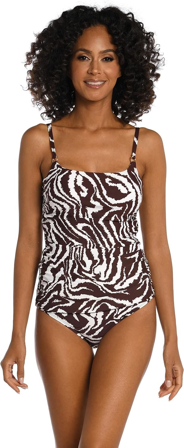 Java//Fierce Blanca Swimsuit Strap 8 Lingerie Tankini La Top, Women's Lines,