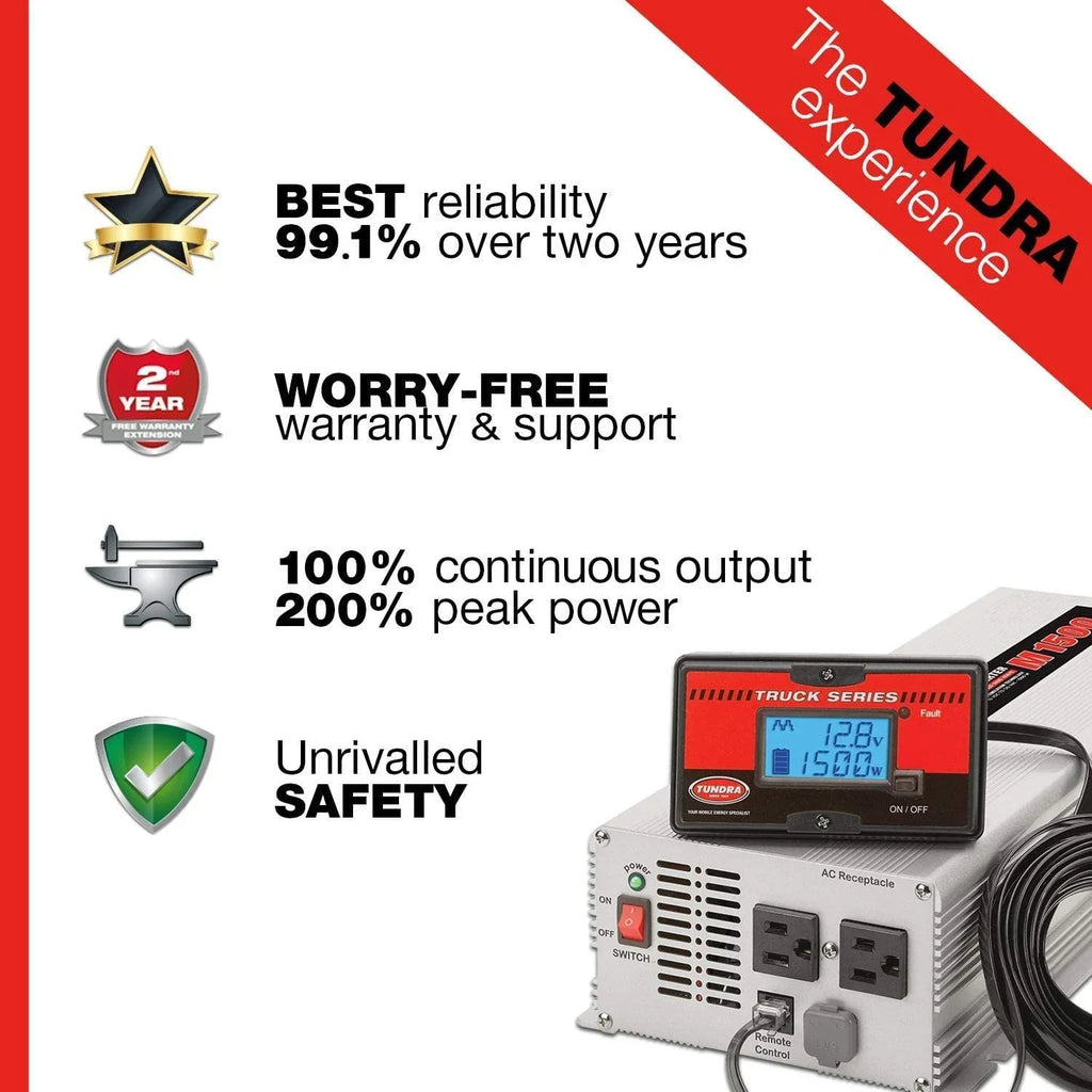 Inverter,120V Output M2000 W AC Tundra Voltage,7.10"