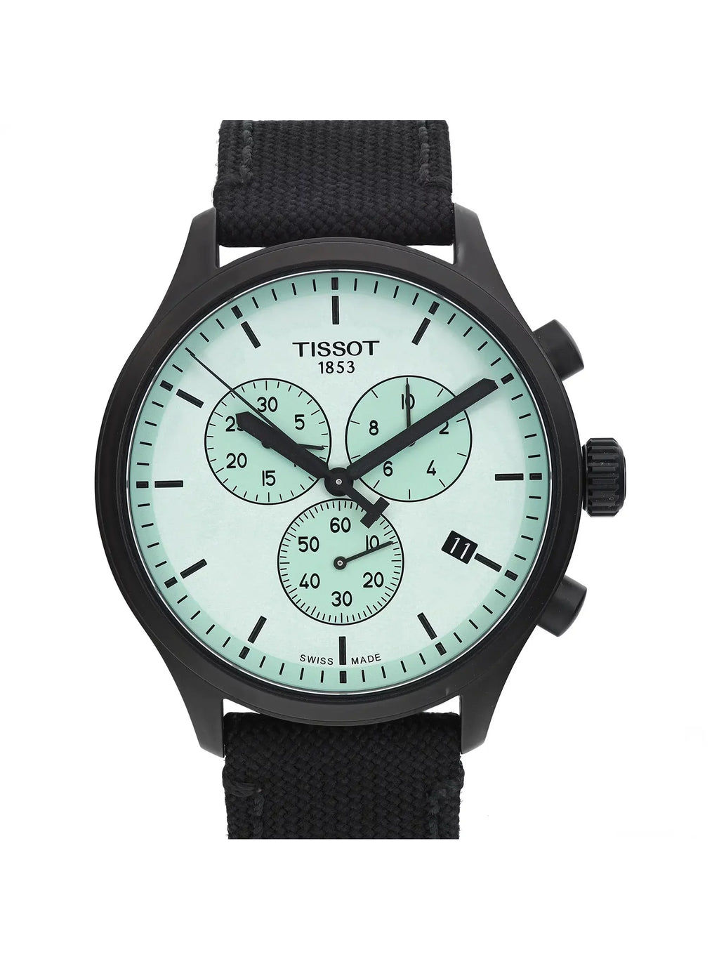 Green Watch Tissot Chrono XL Men Steel PVD Dial T116.617.37.091.00 Quartz