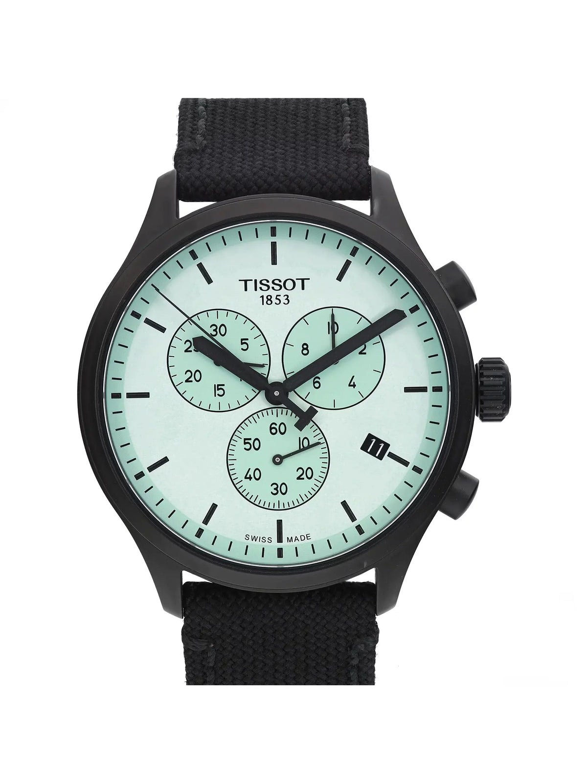 Green Watch Tissot Chrono XL Men Steel PVD Dial T116.617.37.091.00 Quartz