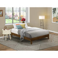 Bed Wood in Traditional Navarro Full Engineered Walnut West East Furniture