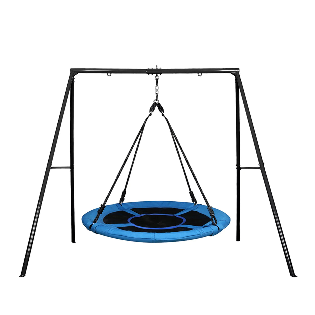 Heavy Metal Set Inch A-Frame Swivel 40 Stand and with Trekassy 440lbs Tree Swing Metal Duty Swing, Swing Saucer