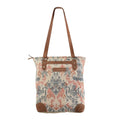 handbag Genuine women KB227 bag western Leather purse TOTE Canvas Wool Upcycled KB OHLAY Upcycled