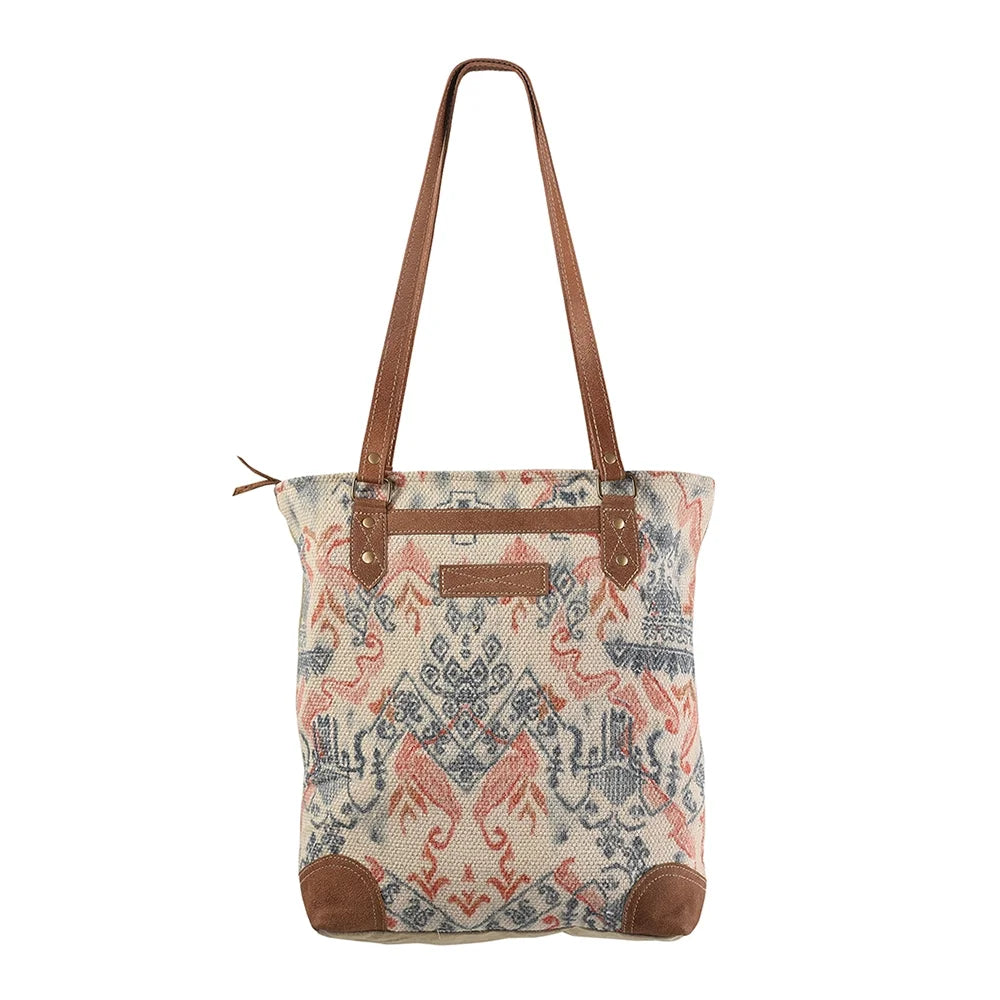 handbag Genuine women KB227 bag western Leather purse TOTE Canvas Wool Upcycled KB OHLAY Upcycled