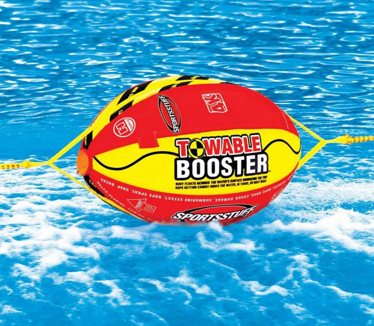 Box 53-2030 Open Tubing Airhead Booster Towable Boat System Ball SPORTSSTUFF