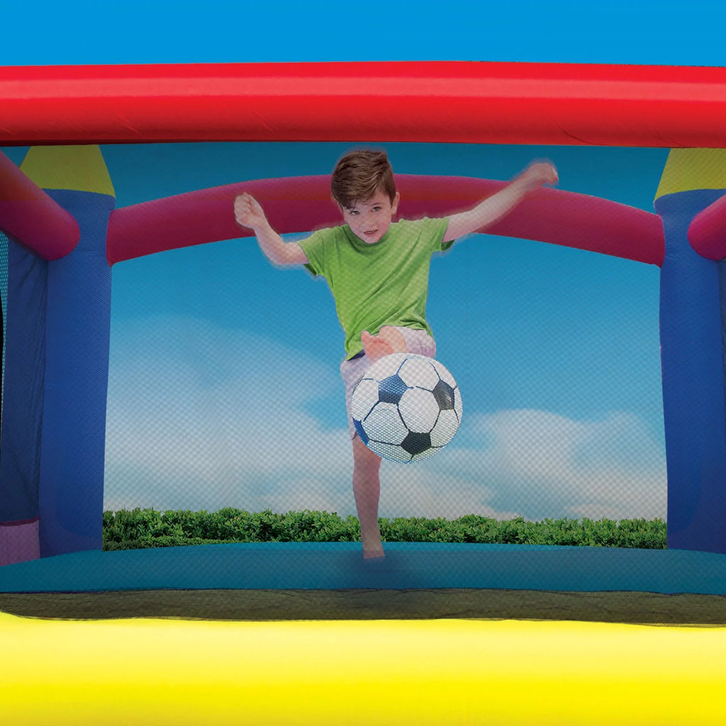 2 Fun House Slides Complete Bounce Slide with Air Blower Banzai N’ Set and