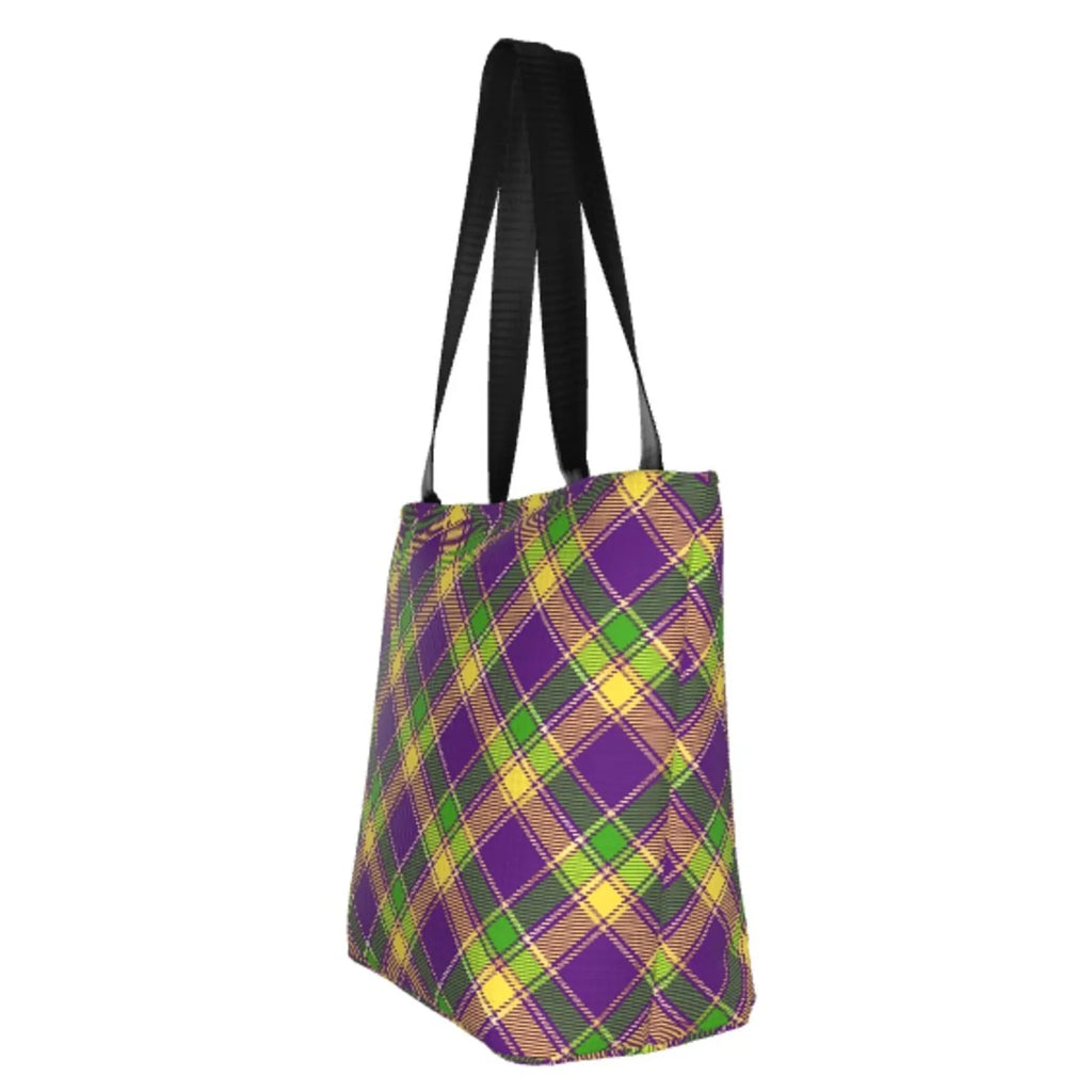 Hobos Bag Tote Large Lukts Plaid Gras Capacity Shopping Handbags Mardi Bag Women'S Bag,Shoulder