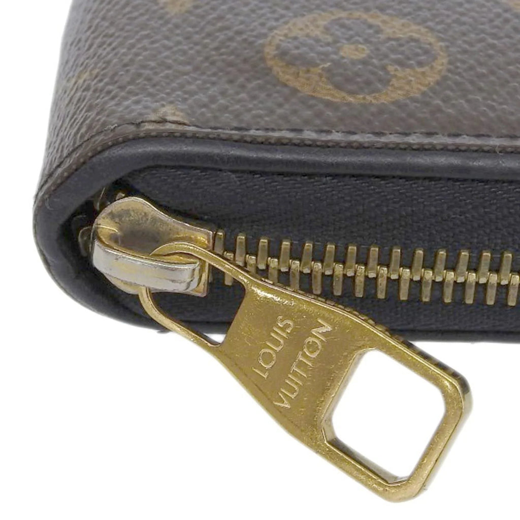 Monogram Retiro Round (Good) Zippy Pre-Owned Noir M61855 Wallet Long