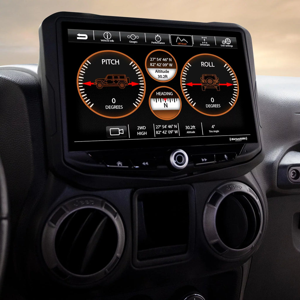 Wrangler Heigh10 Infotainment Kit Wrangler Flush-Mount 2011-18 Stinger In-dash with Dash System JK Camera Back Up PCAM-JP and 10" SR-JK11H