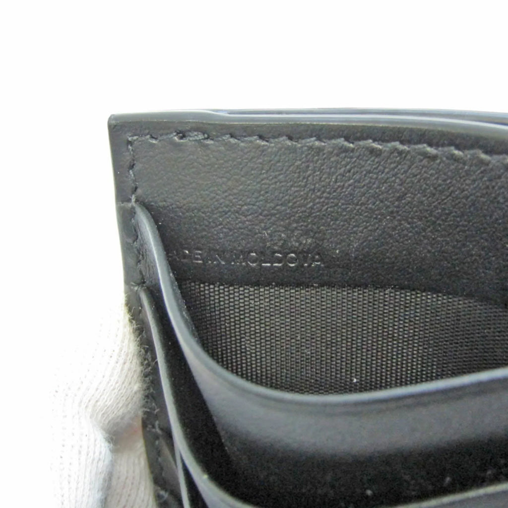Black Coin Card Case Burberry (Good) Case Leather 8051832 Pre-Owned