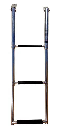with Pactrade Ladder Grips Folding Rubber Telescopic Steel 3 Boat Steps Foot Stainless Marine