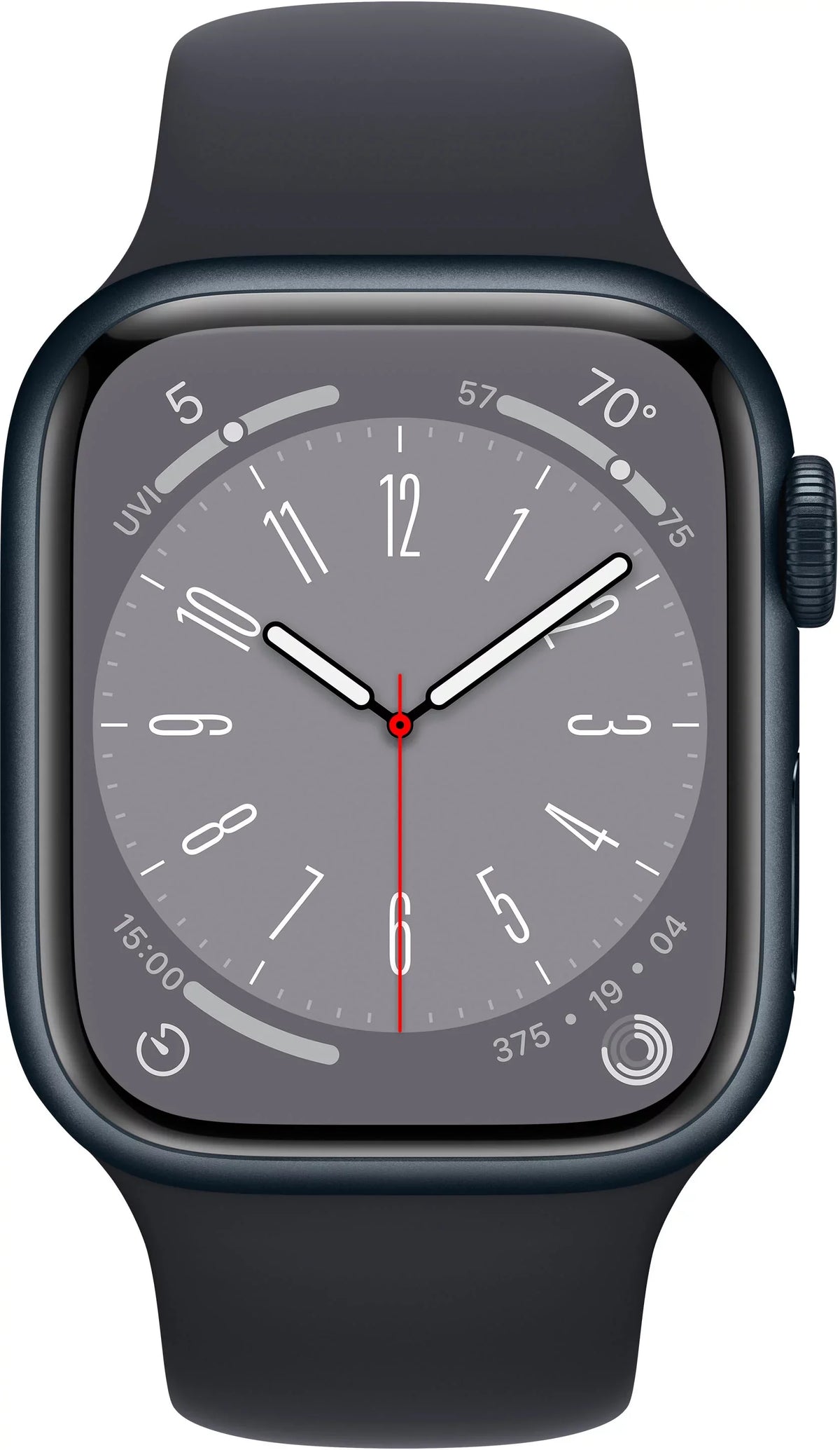 8 Gen 8 MNUV3LL/A (Refurbished) Band Midnight Aluminum Restored Watch 41mm Sport Midnight Series Cell