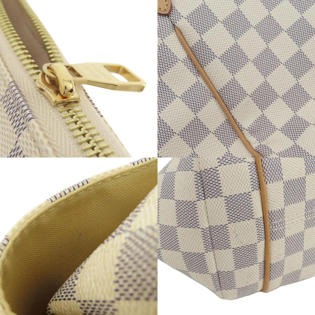 Canvas Tote Bag Women's Pre-Owned N41280 (Good) Azur Damier Totally PM