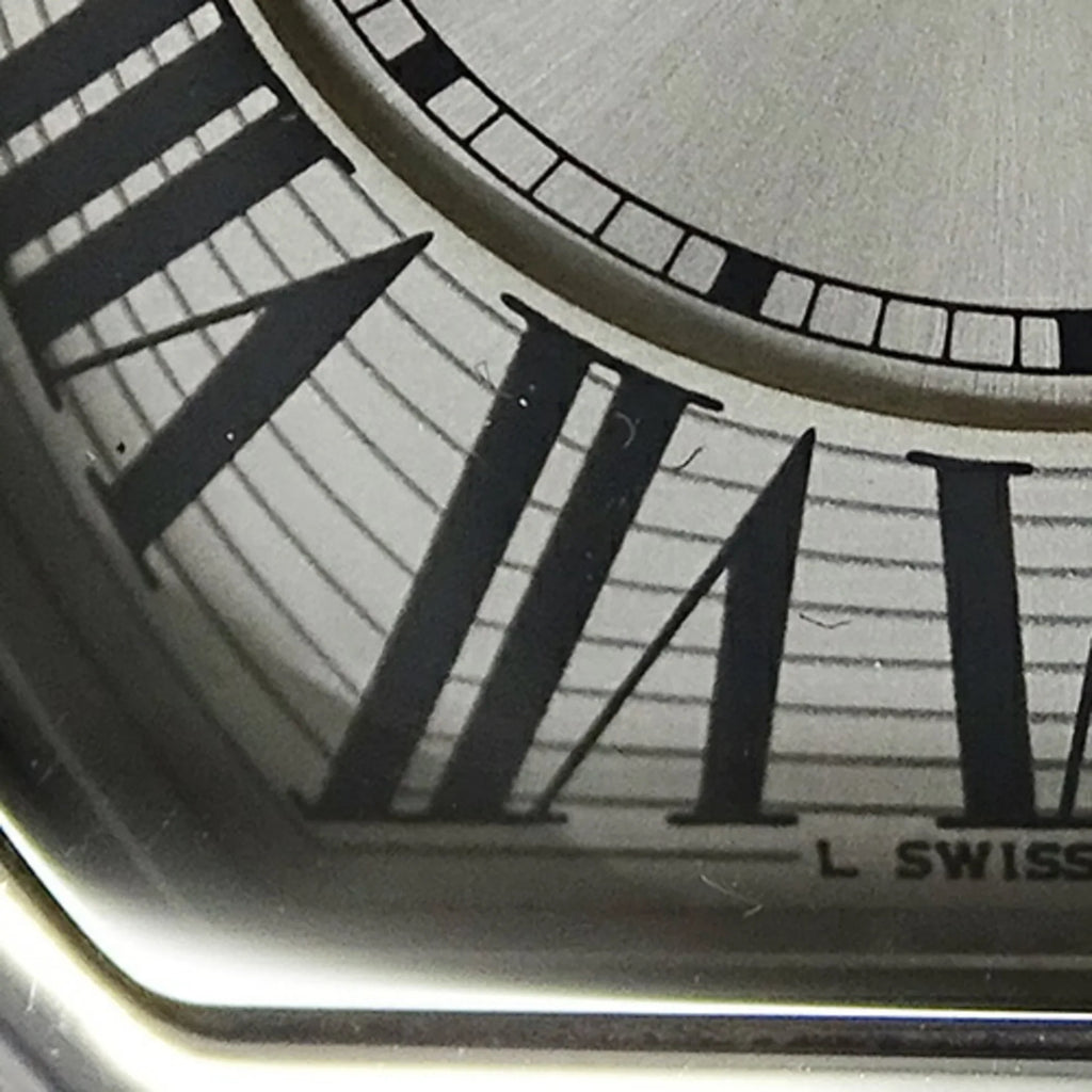 Stainless Ladies SS Steel Date Silver Quartz W62016V3 Cartier Pre-Owned (Fair) SM Roadster Polished Watch