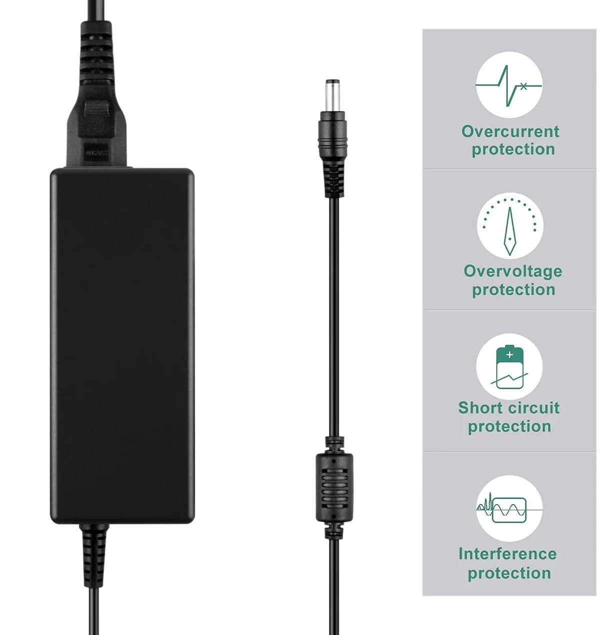 Probook Adapter KONKIN BOO 90W 6570b 4545s PSU HP Supply Mains Charger for Replacement Compatible 6470b AC Power