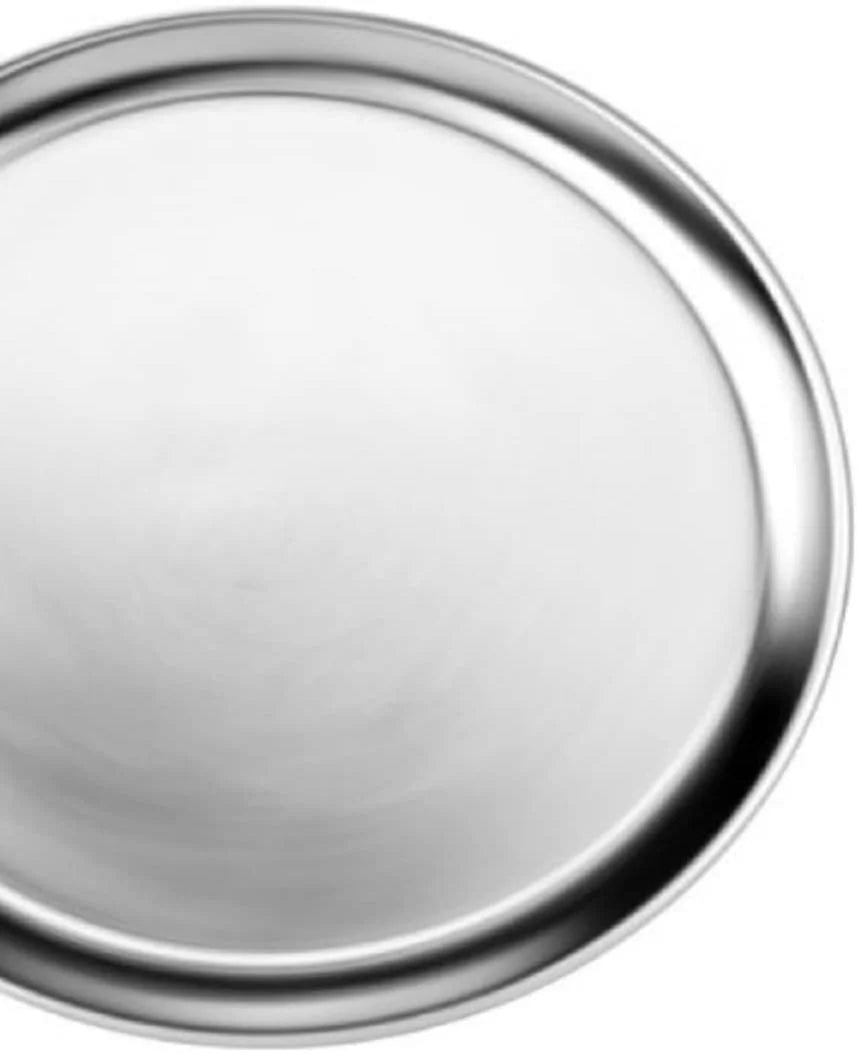 Tray Tray Baking Tray TrueCraftware- Round & Pan 9” Home Bakeware Wide Aluminum Pizza Rim- Restaurants Baking Set Kitchen Round Pizza of for Pizzeria Pizza 3 Tray Pan