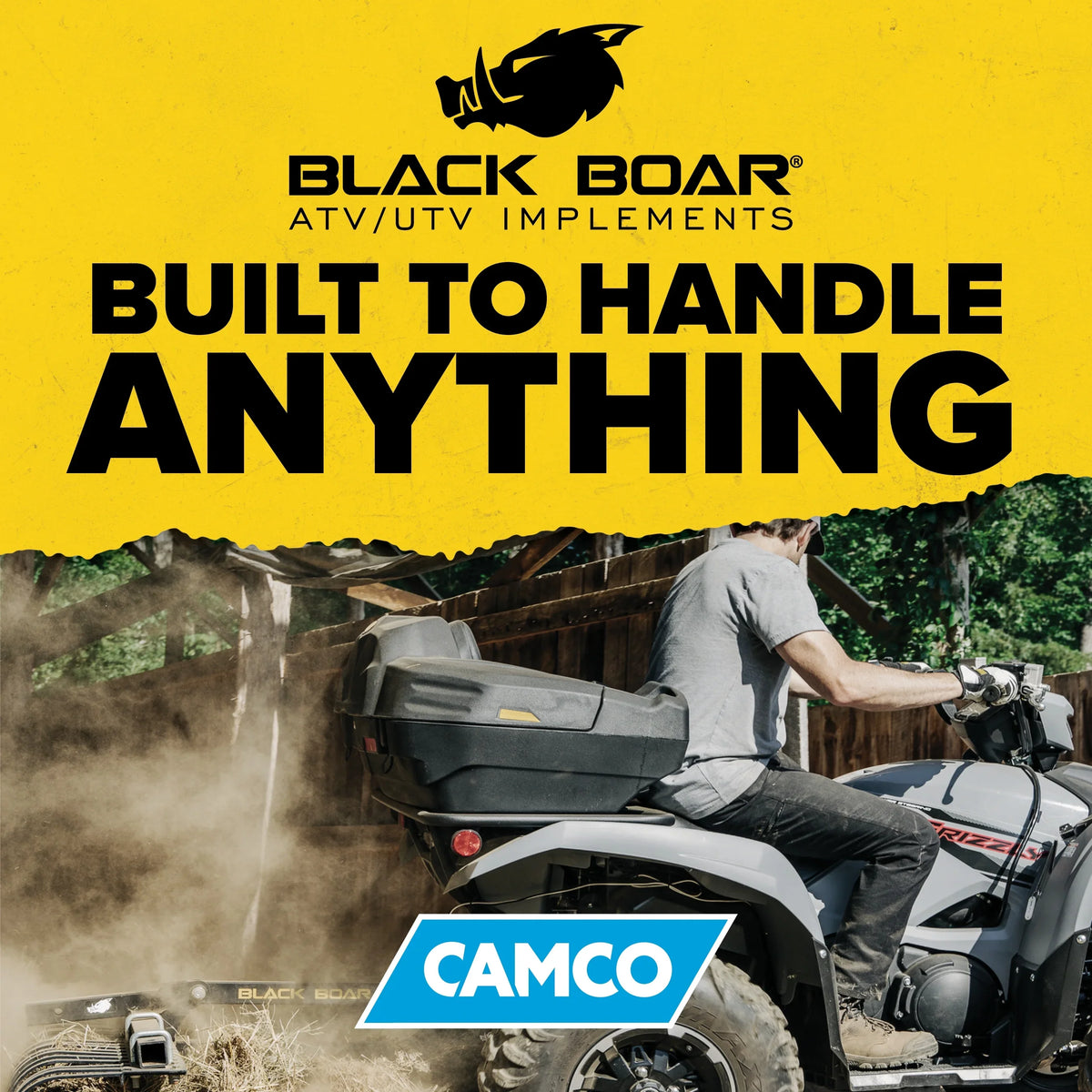 Storage an Cushion Box and Impact-Resistant and Black Rear Boar Design, Lockable Storage Camco Seat (66010) Box, liquid-Resistant Soft Comfortable a a | ATV/UTV Lounger Features