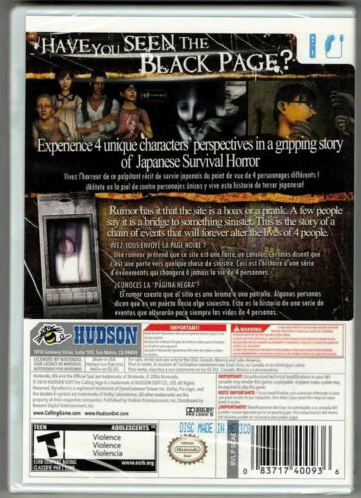 Sealed WII Calling Factory (Brand Version) US Wii New Nintendo