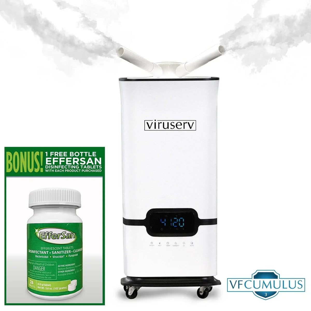 Disinfectant Cumulus Fogger Machine VF Viruserv